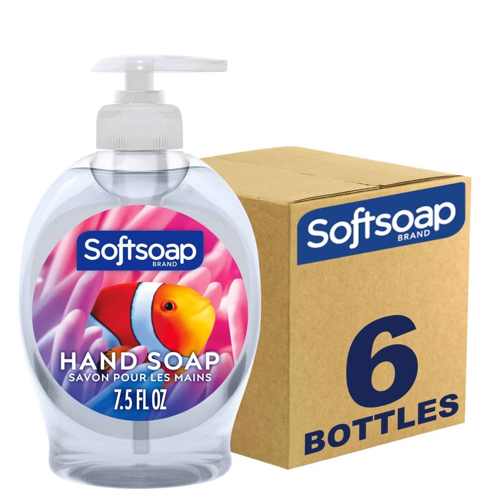Softsoap Lathering pH Balanced Hand Soap, 6-Pack
