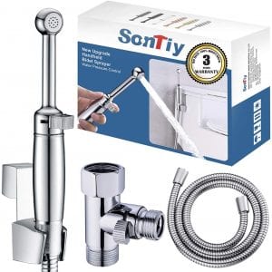 SonTiy Handheld Adjustable Pressure Bidet Sprayer For Toilet