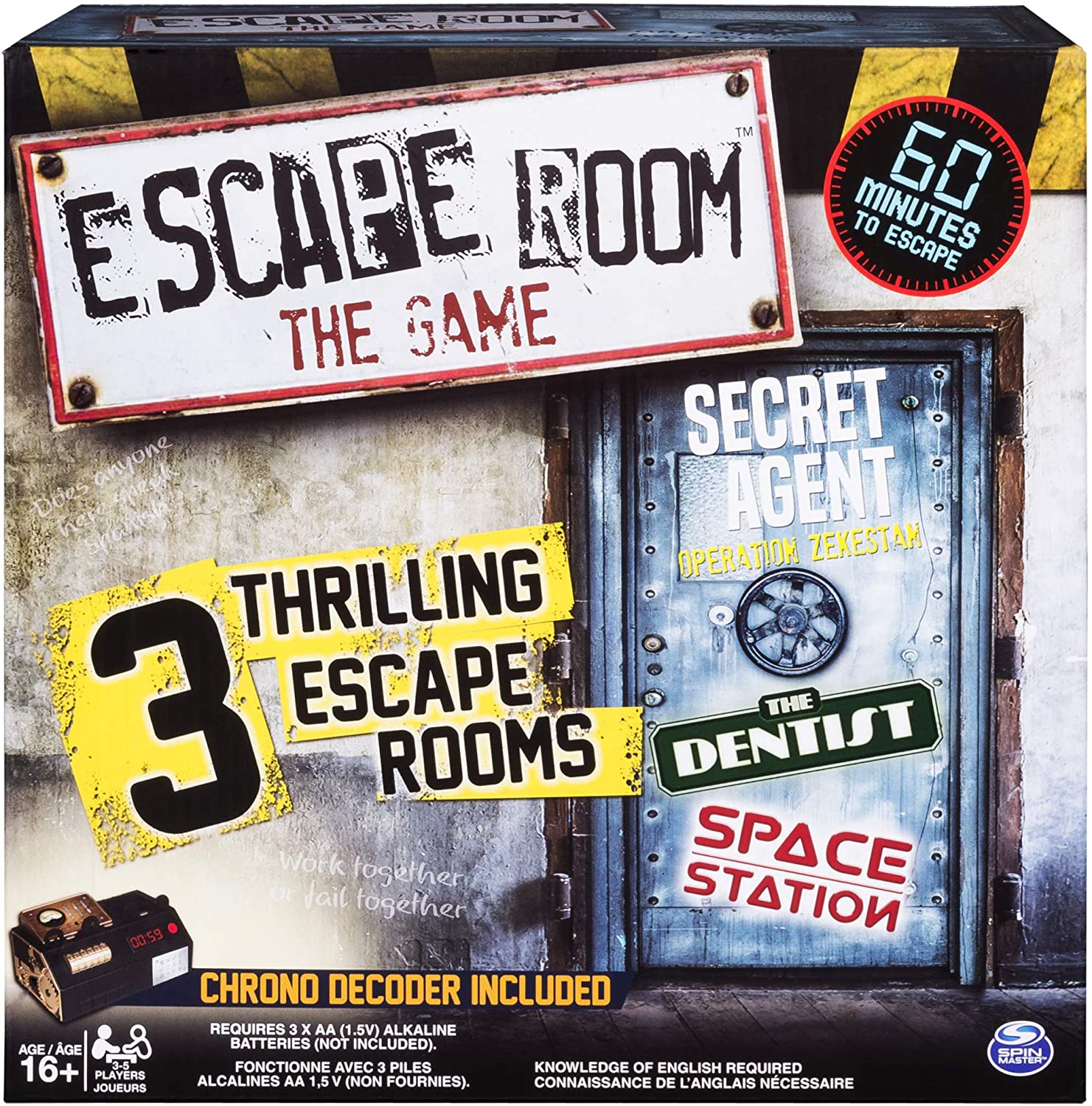 Spin Master Games Escape Room The Game, 3 Games