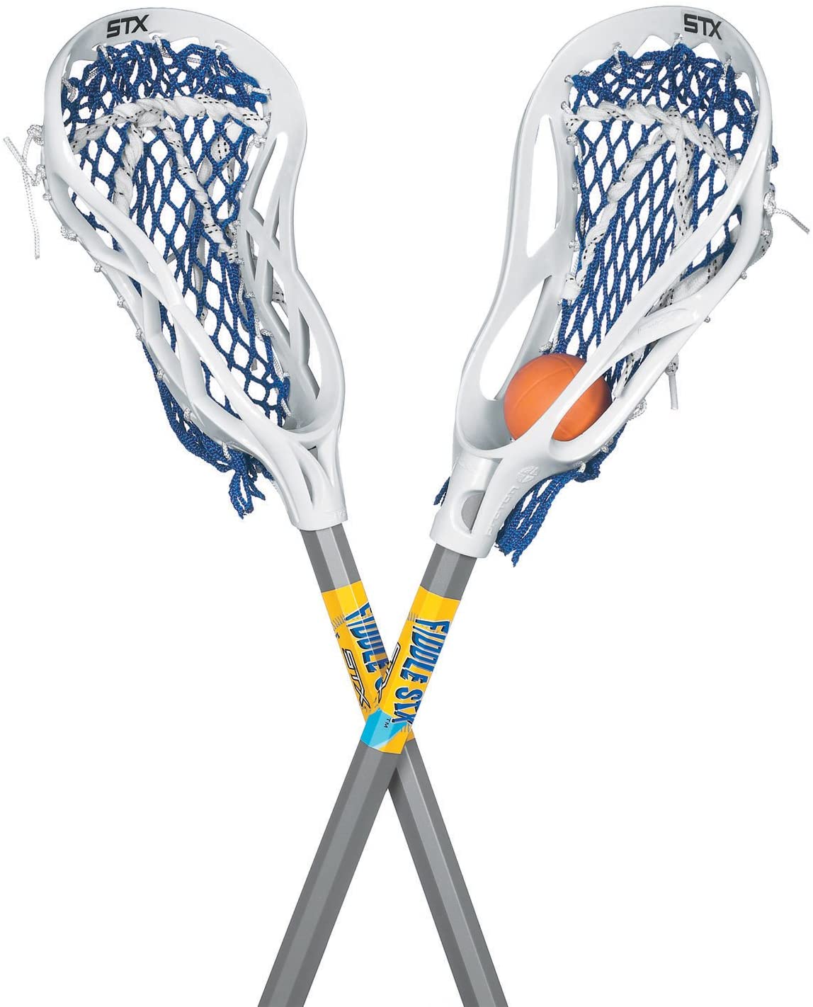 STX FiddleSTX Mini Lacrosse Sticks With Ball, 2-Pack