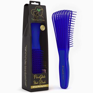 Tressfully Yours Curved FlexiGlide Detangling Hair Brush