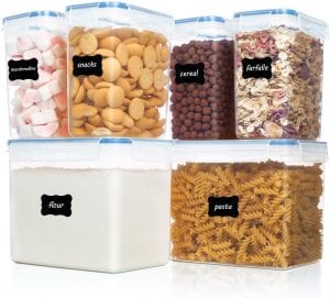 Vtopmart Airtight BPA Free Food Storage Containers, 6-Piece