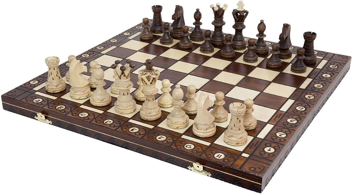 Wegiel Classic Wooden Chess Board Set