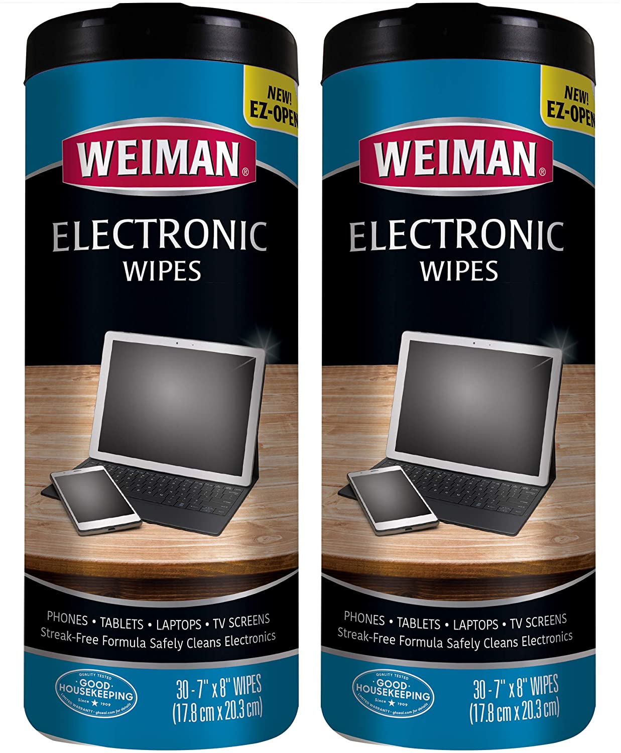 Weiman Non-Toxic Electronic Screen Cleaning Wipes, 2-Pack