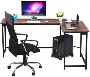 Westeros Modern L-Shaped Corner Computer Desk