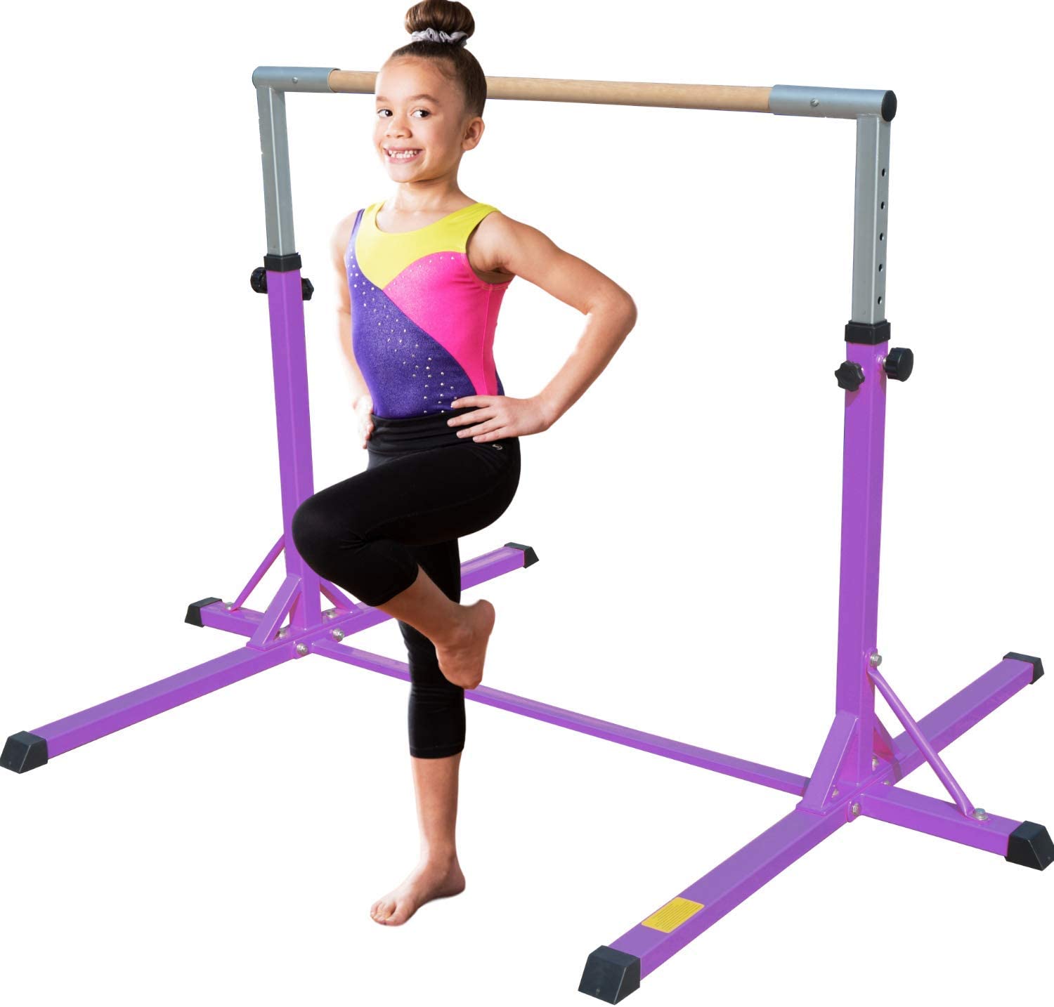 We R Sports GymnTrax 3-5 FT Heavy Duty Adjustable Gymnastics Bars Kids Home Gymnastic Bar