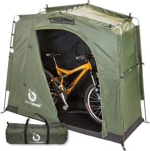 YardStash Space Saving Outdoor Bike Storage, 2-Bike