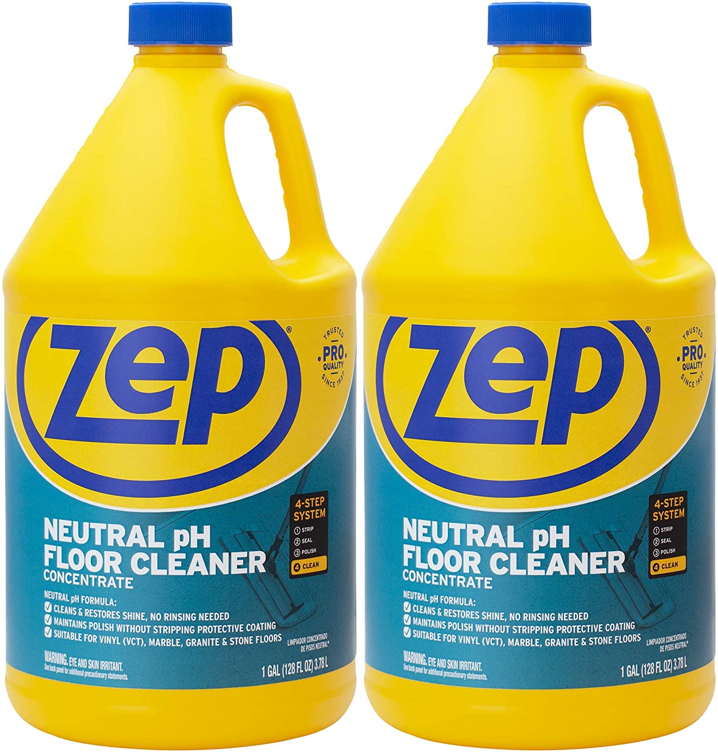 Zep Liquid Restorative Mopping Solution, 2-Pack