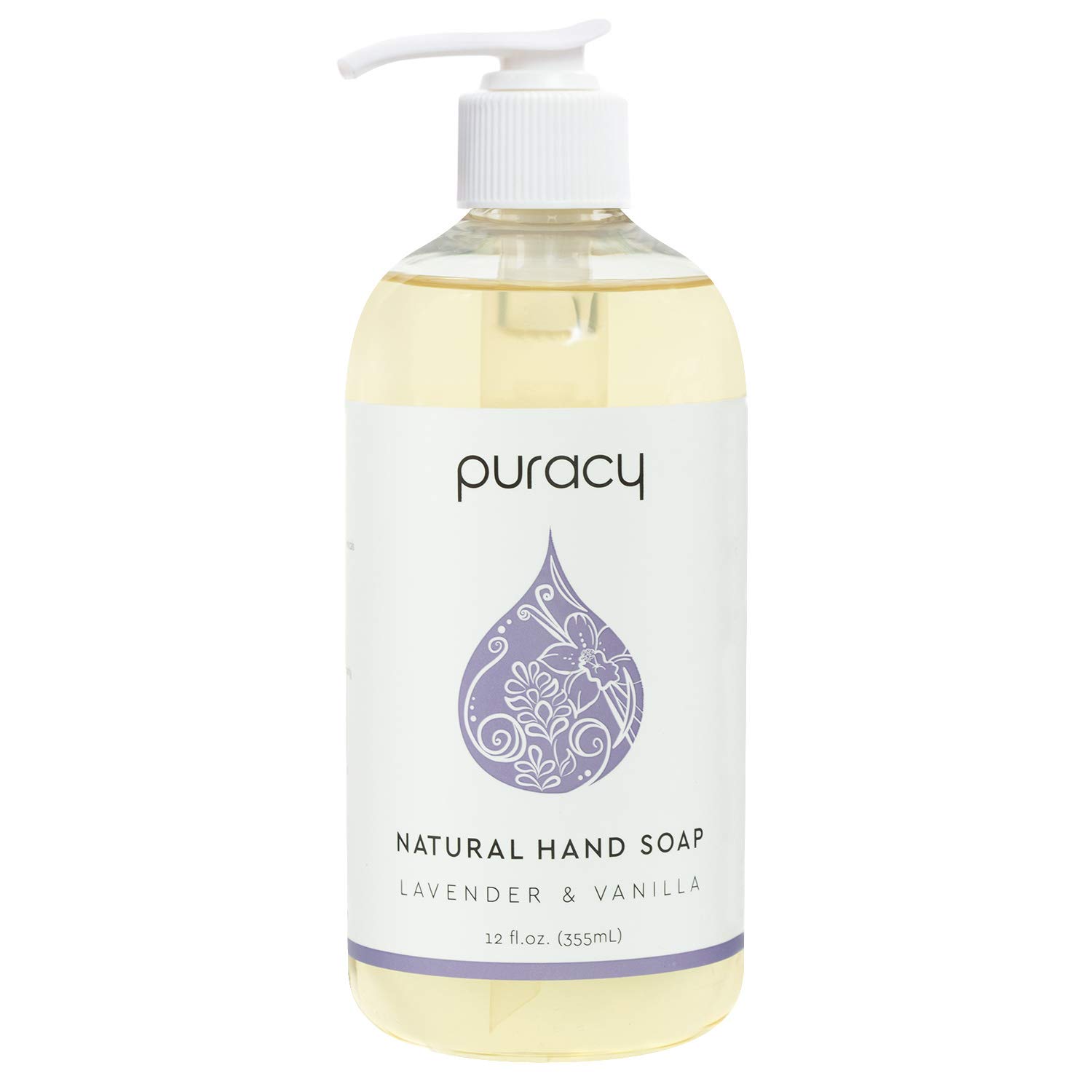 Puracy Natural Liquid Hand Soap, 12-Ounces