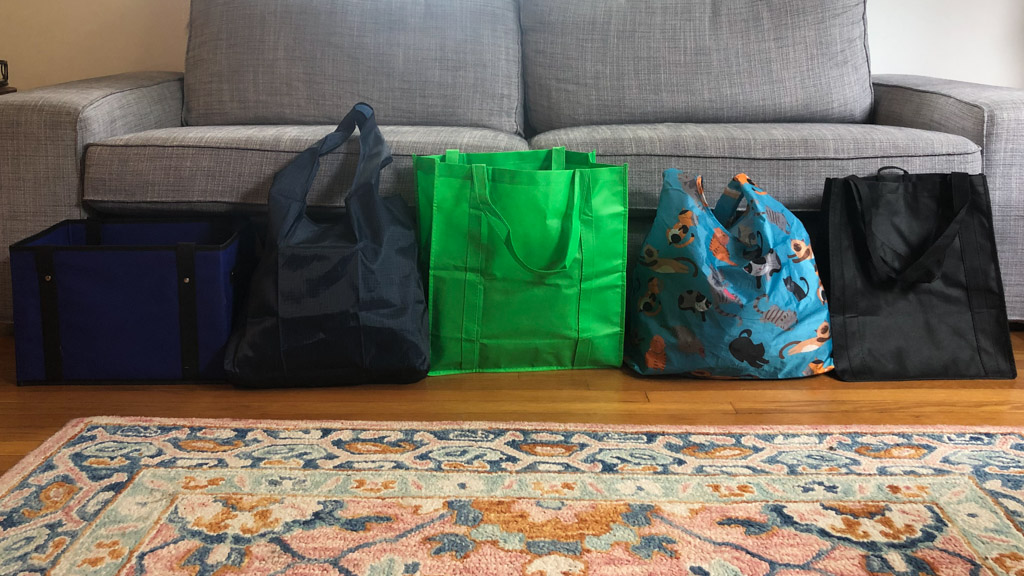  Foraineam Reusable Grocery Bags Durable Heavy Duty