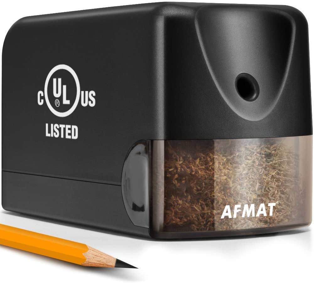 AFMAT Professional Helical Blade Electric Pencil Sharpener