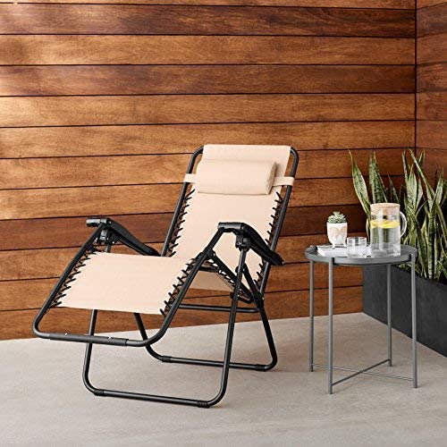 AmazonBasics Outdoor Zero Gravity Lounge Patio Chair