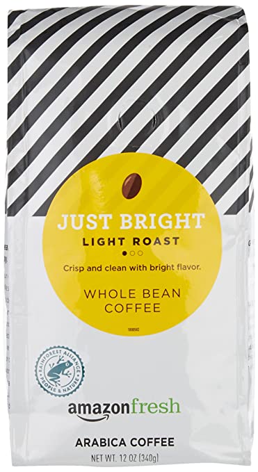 AmazonFresh Just Bright Grind-To-Brew Light Roast Coffee