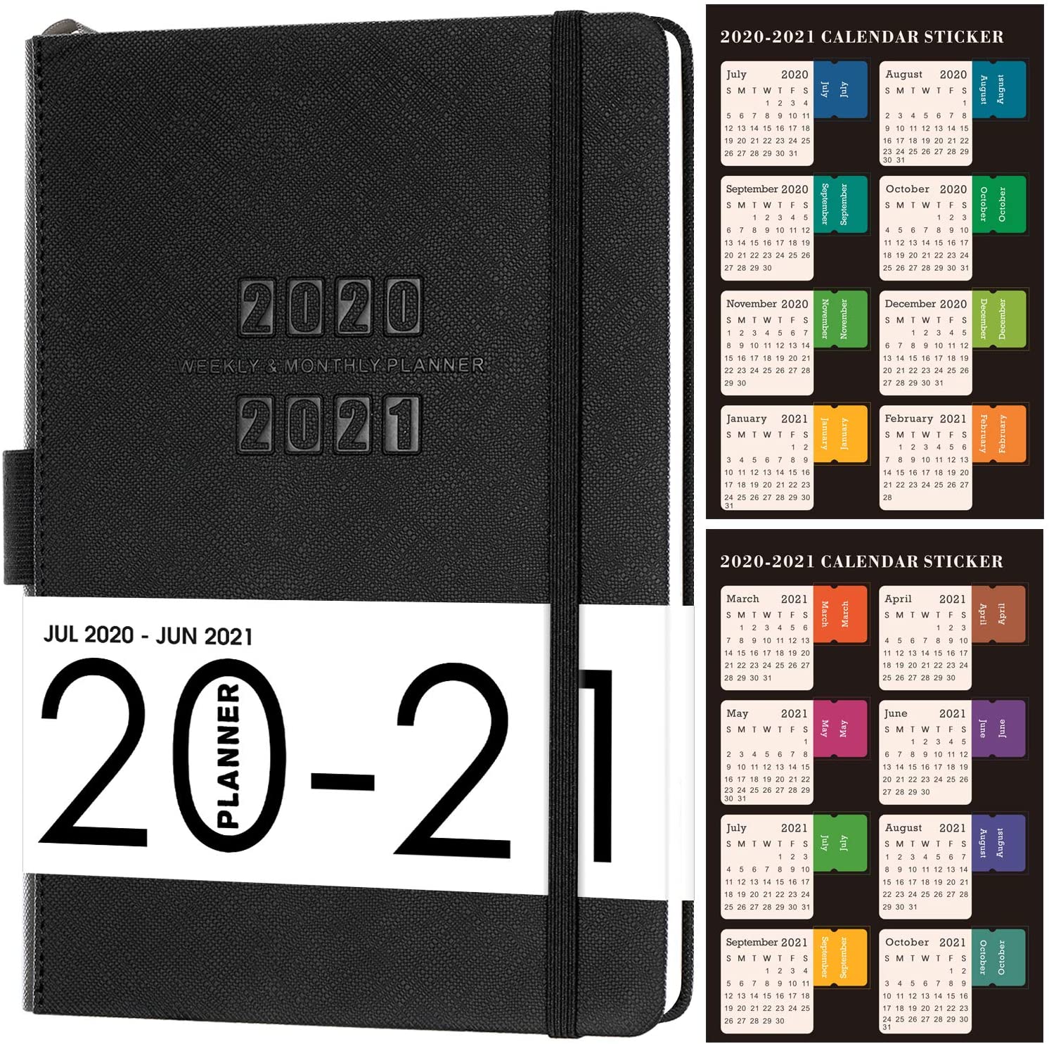 Academic Weekly & Monthly 8" x 10" 2020-2021 Planner July 2020 - June 2021 