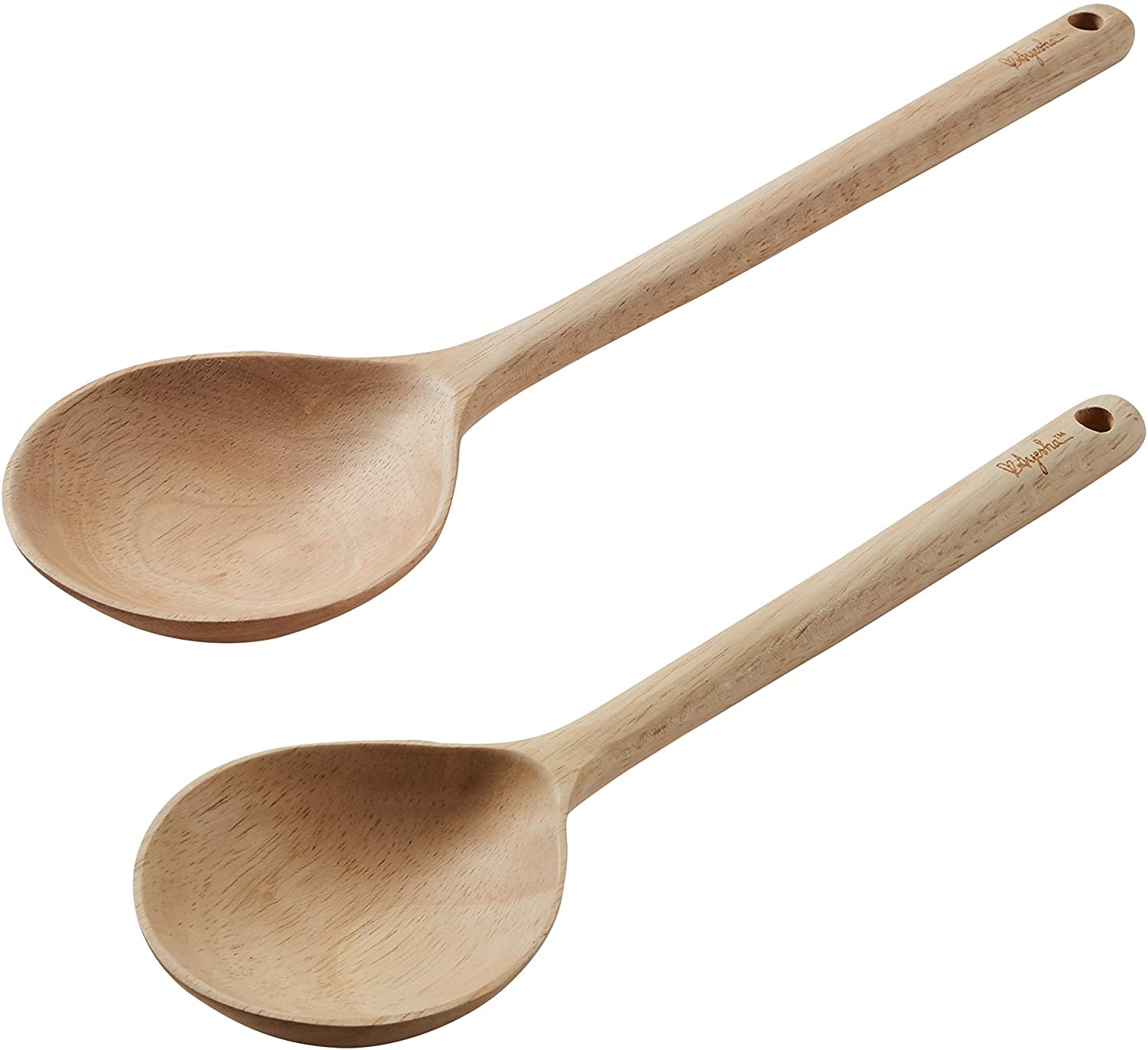 Ayesha Curry Tools Parawood Solid Wooden Spoon, 2-Piece