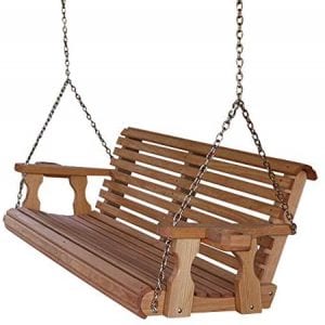 CAF Amish Roll Back Treated Porch Swing, 5-Feet
