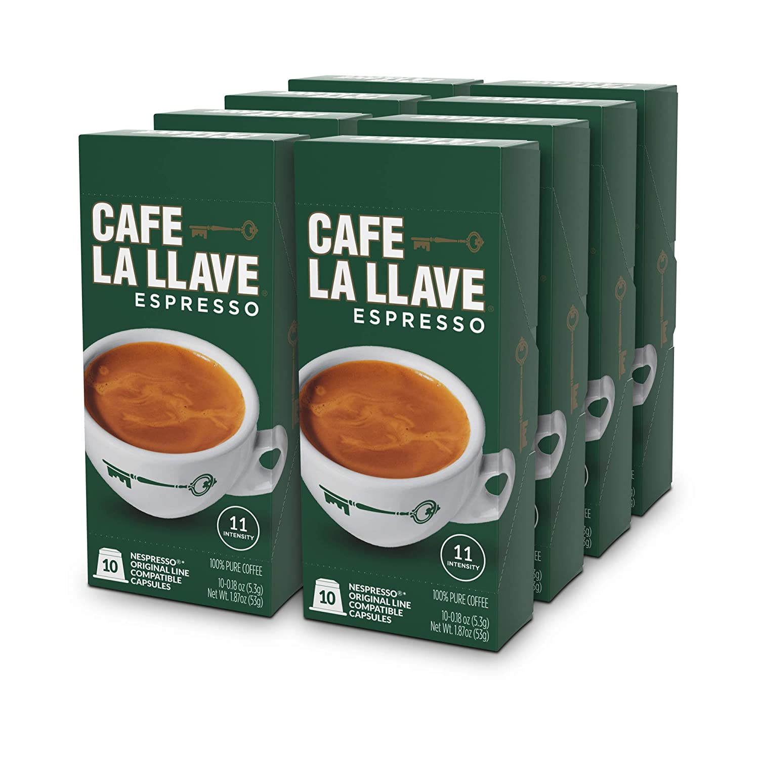 Café La Llave Recylable Nespresso Pods
