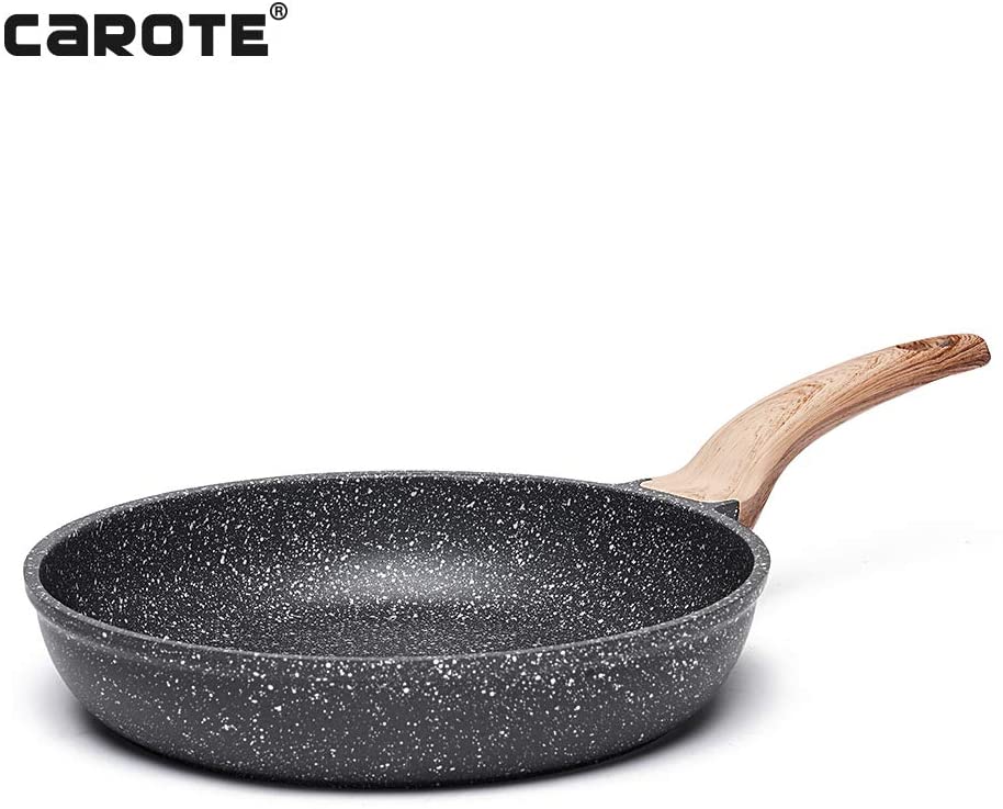 Carote Nonstick Granite Skillet Stone Frying Pan, 9.5-Inch
