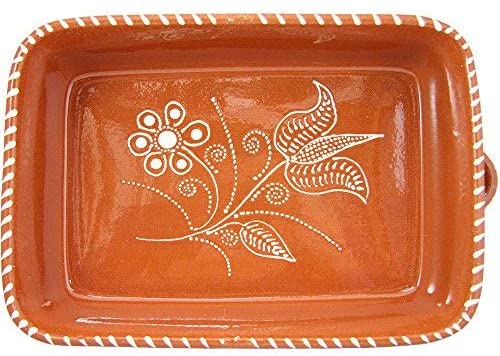 Ceramica Edgar Pinto Terracotta Roasting Tray Clay Baker