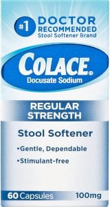 Colace Gentle Dependable Regular Strength Stool Softener