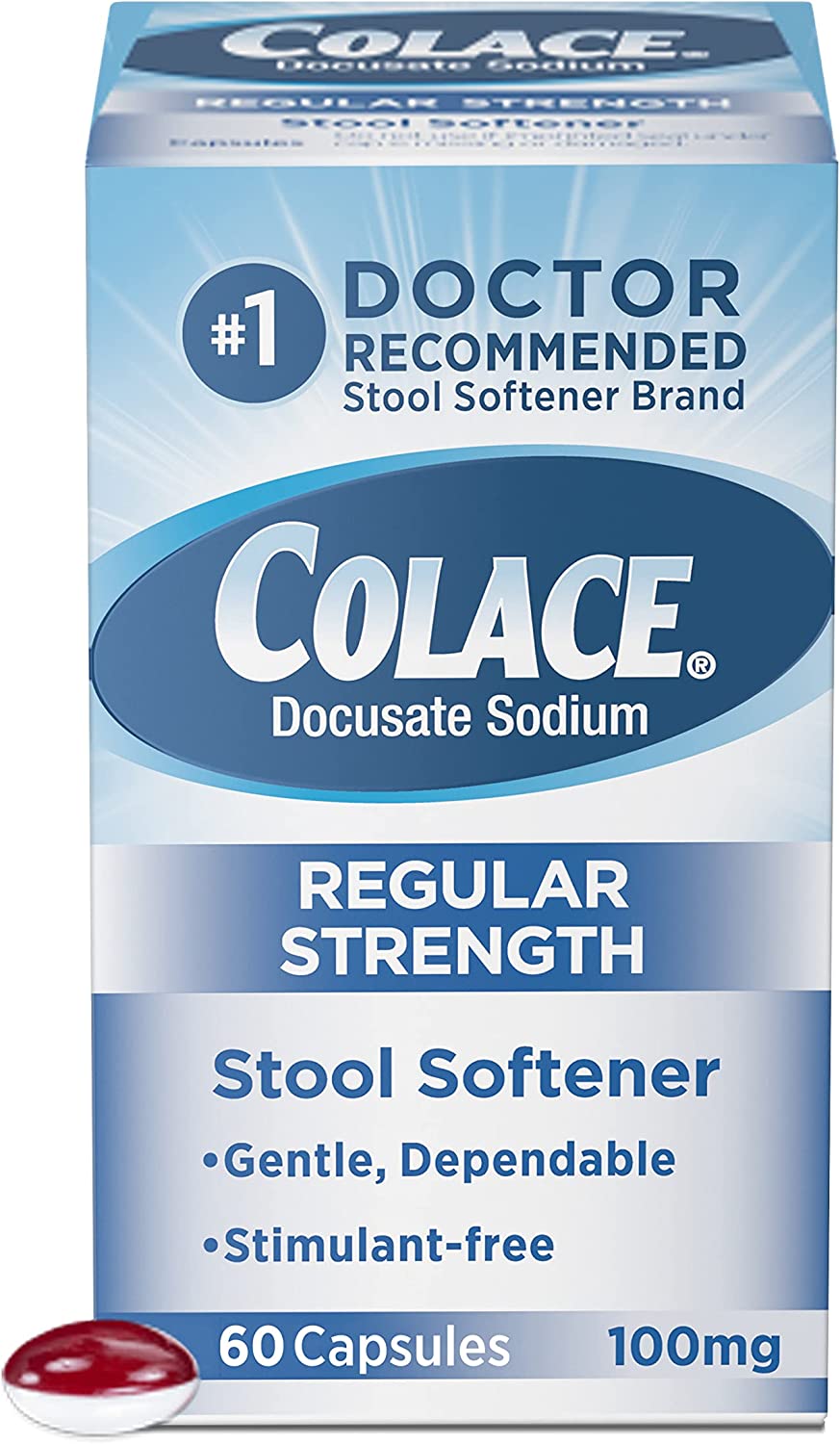 Colace Docusate Sodium Adult Stool Softener