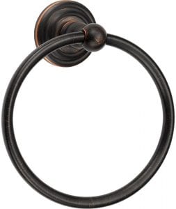 Designers Impressions 800 Series Oil Rubbed Bronze Bathroom Towel Ring