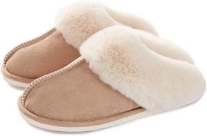 Donpapa Warm Faux Fur Women’s Slippers