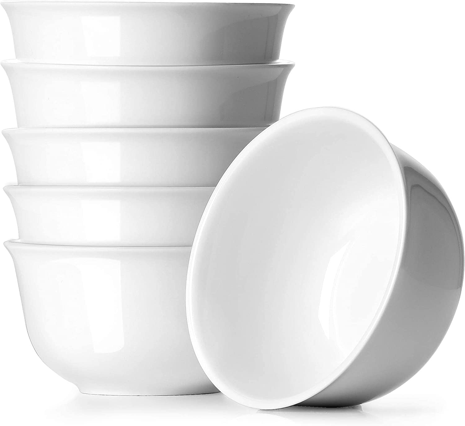 DOWAN Porcelain Soup Bowls, 6-Pack