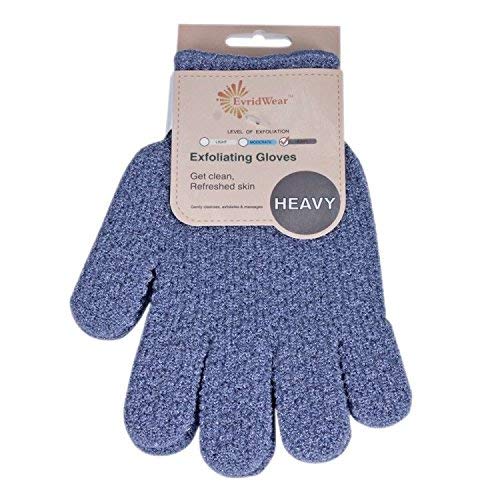 EvridWear Dual Texture Exfoliating Gloves