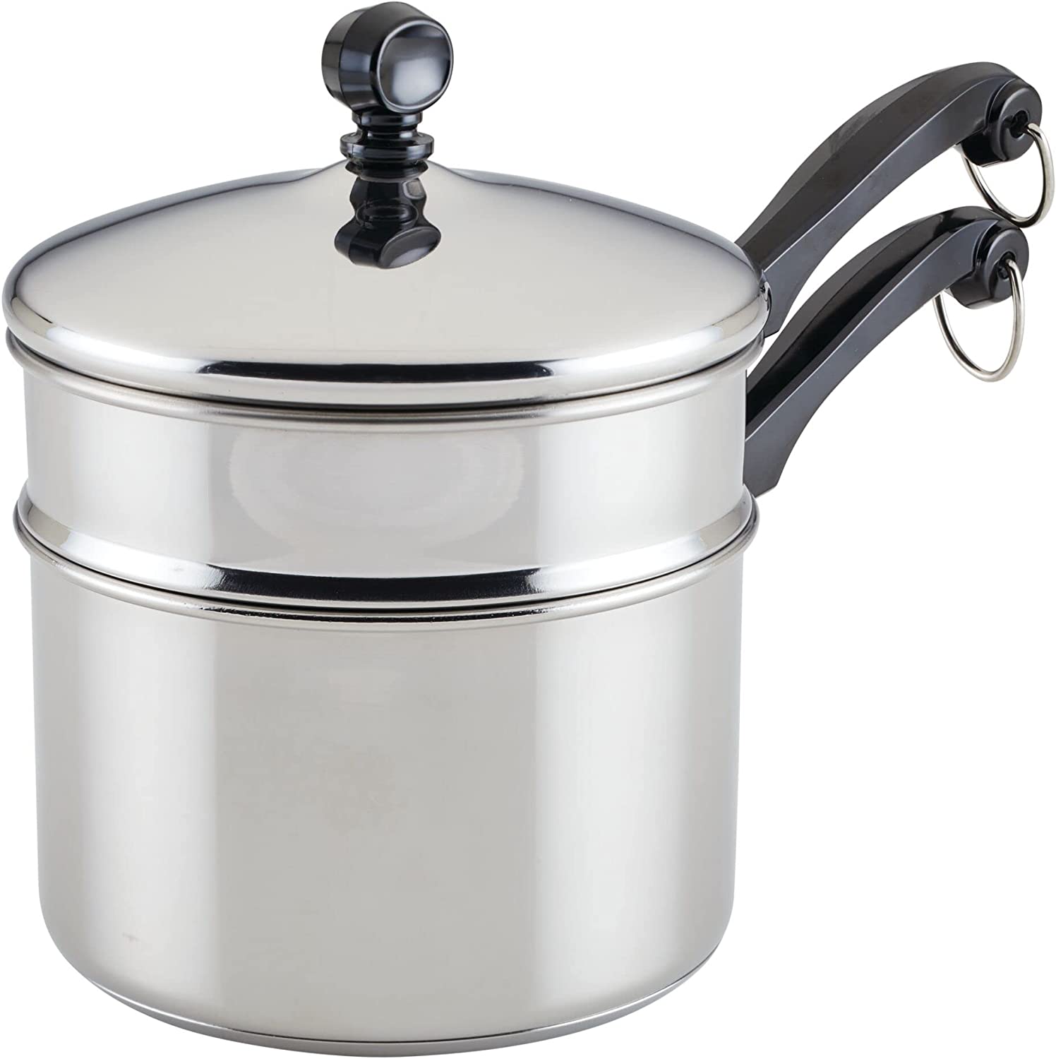 Farberware Traditional Covered Double Boiler For Chocolate, 2-Quart
