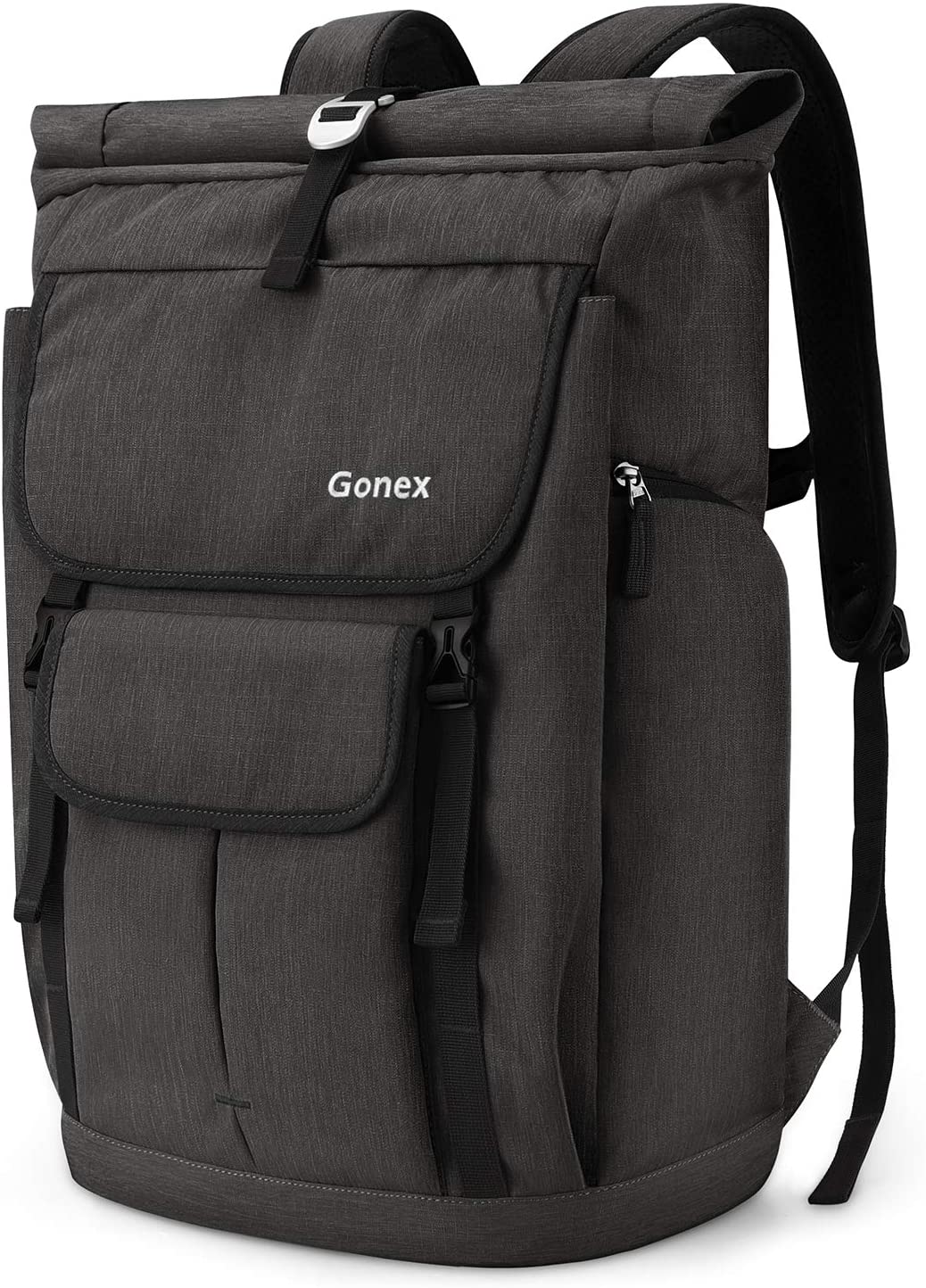 Gonex Durable Travel Laptop Casual Roll Top Backpack