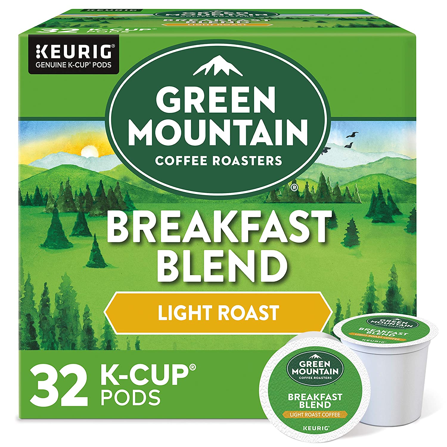 Green Mountain Breakfast Blend Sustainable Light Roast Coffee