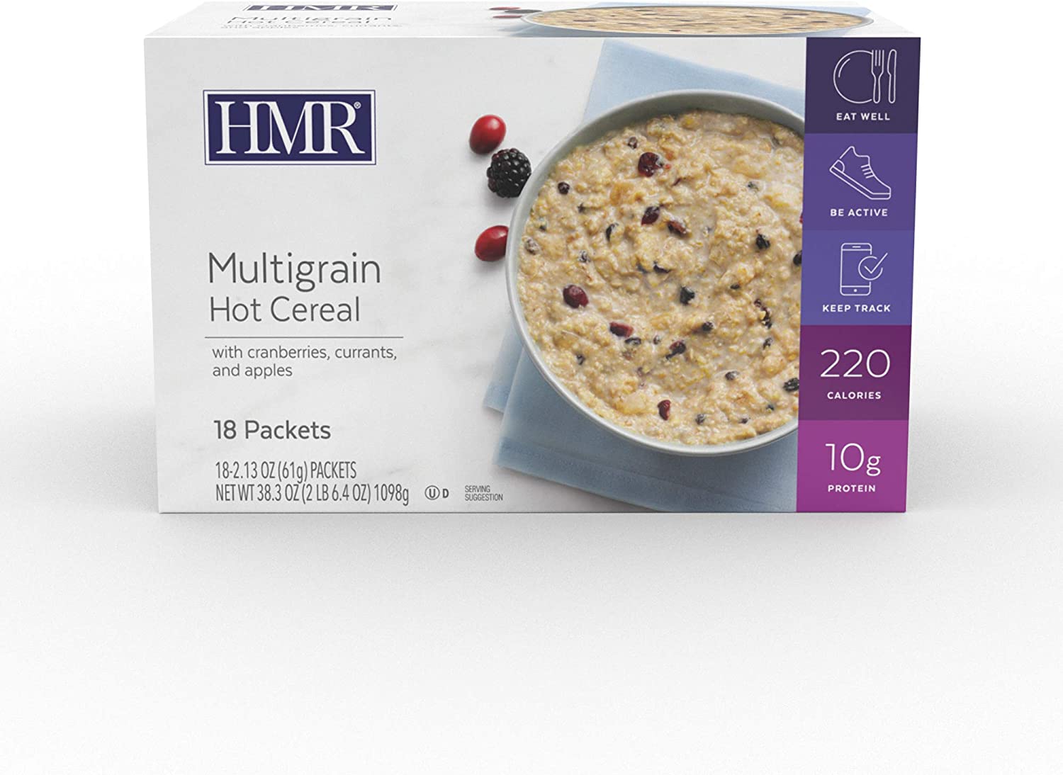 HMR Multigrain Flakes Hot Cereal, 18-Pack