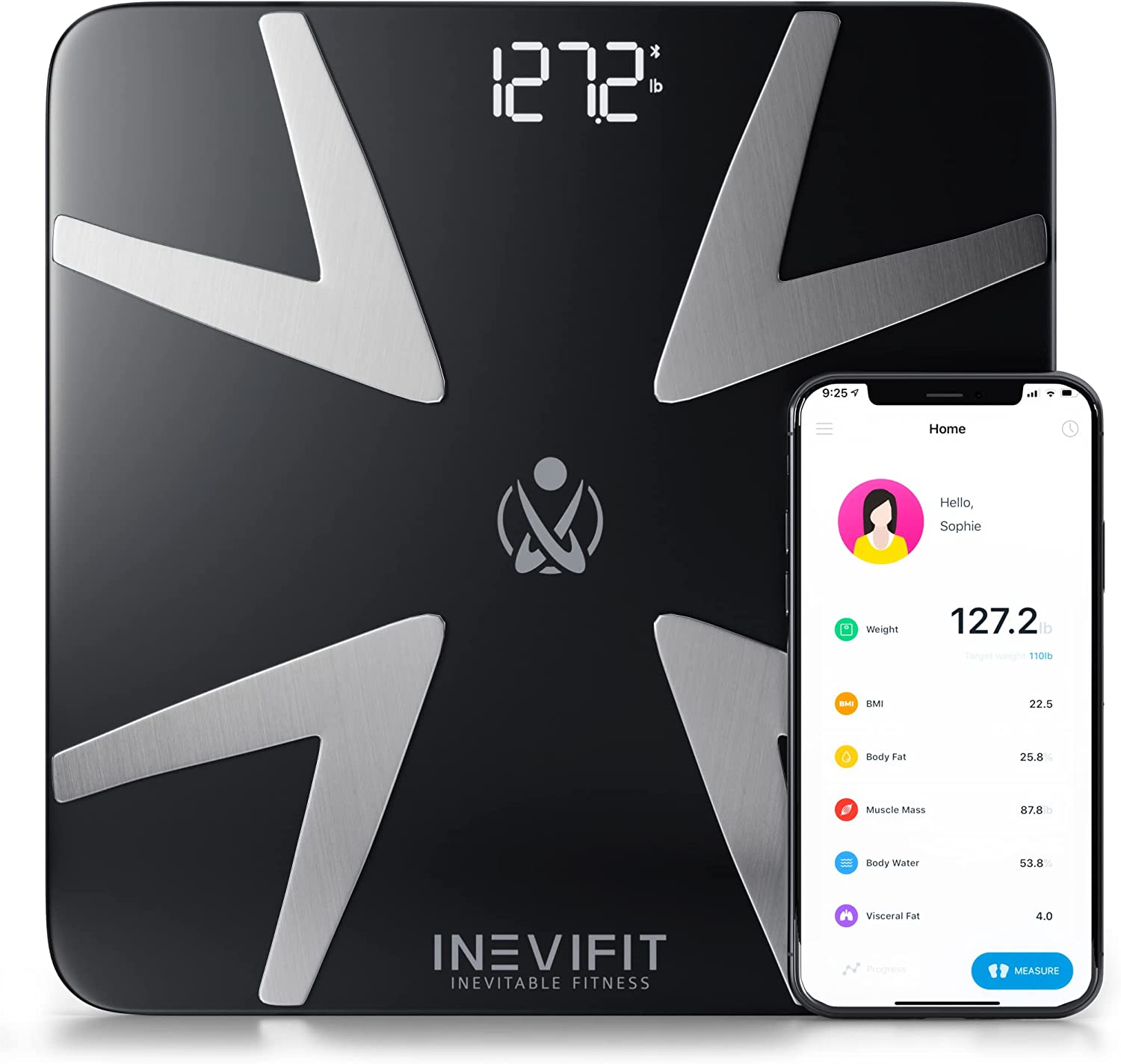 INEVIFIT Fitness Tracker Premium BMI Scale