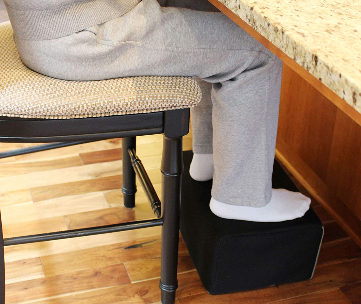 InteVision Adjustable Lightweight Under Desk Footrest