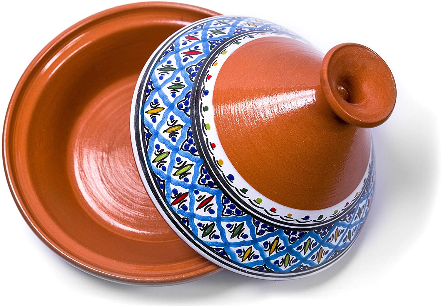 Kamsah Moroccan Ceramic Hand Made & Hand Painted Tagine