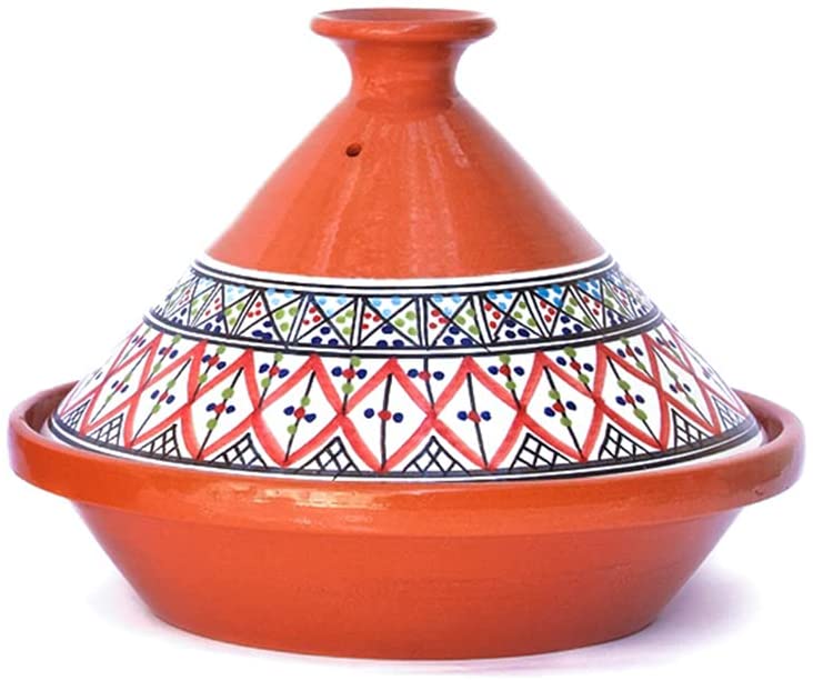 Kamsah Decorative Handmade Painted Tagine