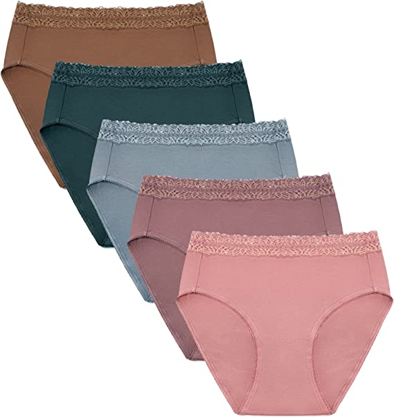 Kindred Bravely Smoothing Postpartum High Waist Underwear, 5-Pack