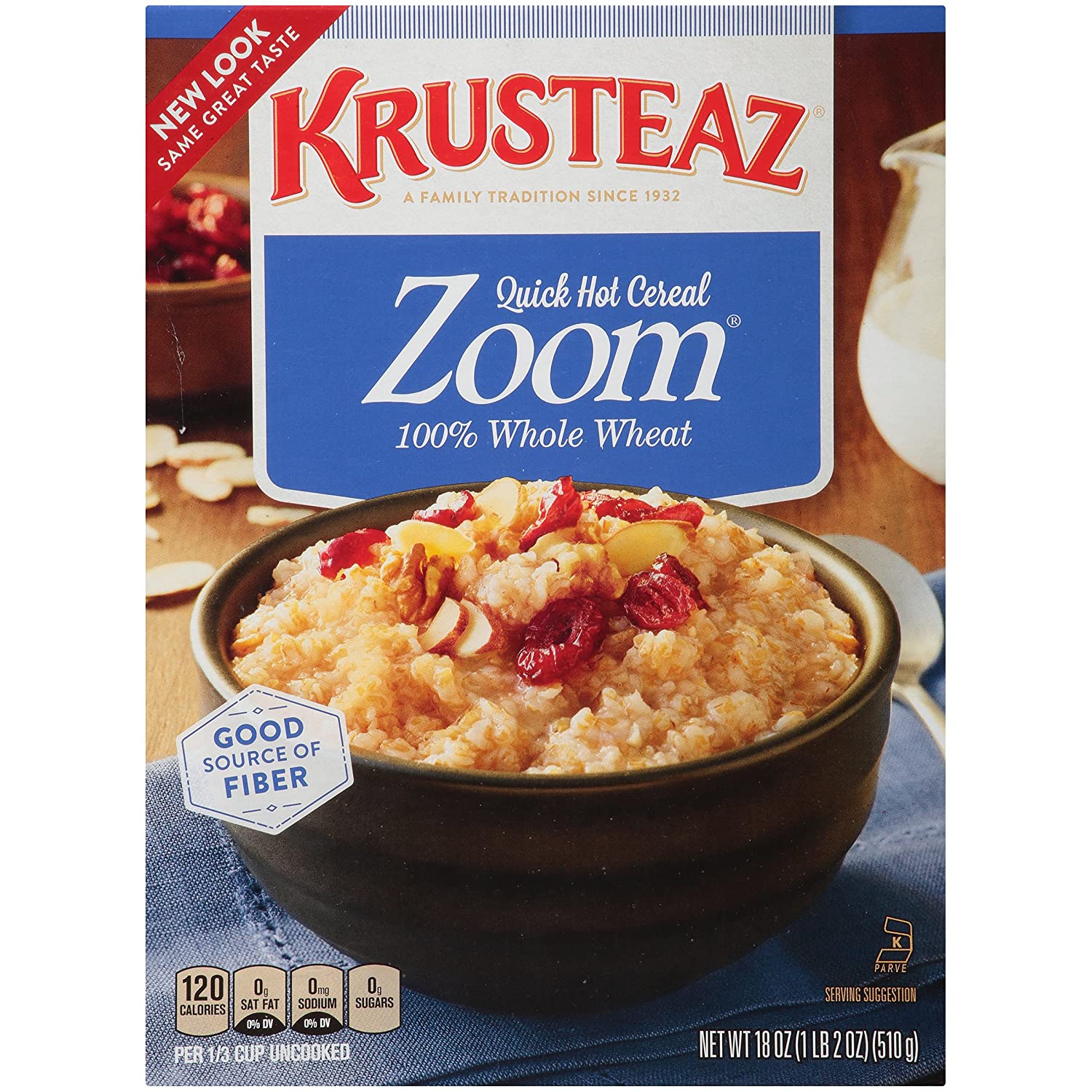 Krusteaz Whole Wheat Zoom Quick Hot Cereal