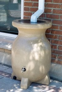 Kyoto UV Resistant Container With Drainage Rain Barrel