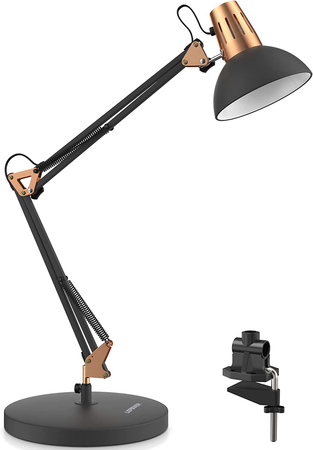 LEPOWER Clip-On Instant On Architect Lamp