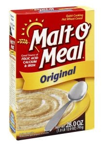 Malt-O-Meal Original Calcium Enriched Wheat Hot Cereal, 3-Pack