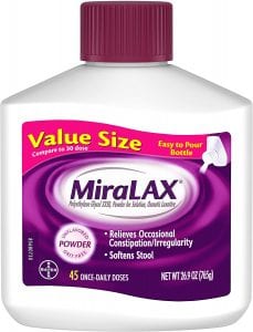 MiraLAX Stimulant-Free Laxative Powder Stool Softener