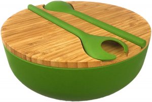 Our Eco-Friendly Home BPA-Free Bamboo Salad Bowl