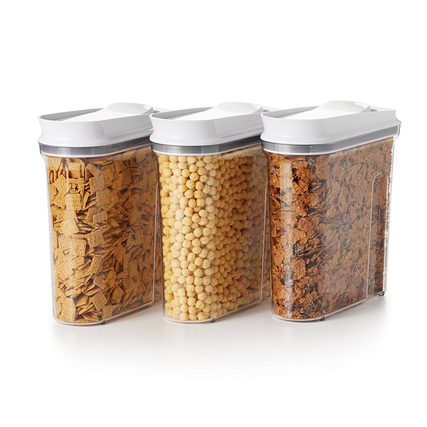 OXO Good Grips Airtight POP Cereal Containers, 3-Piece