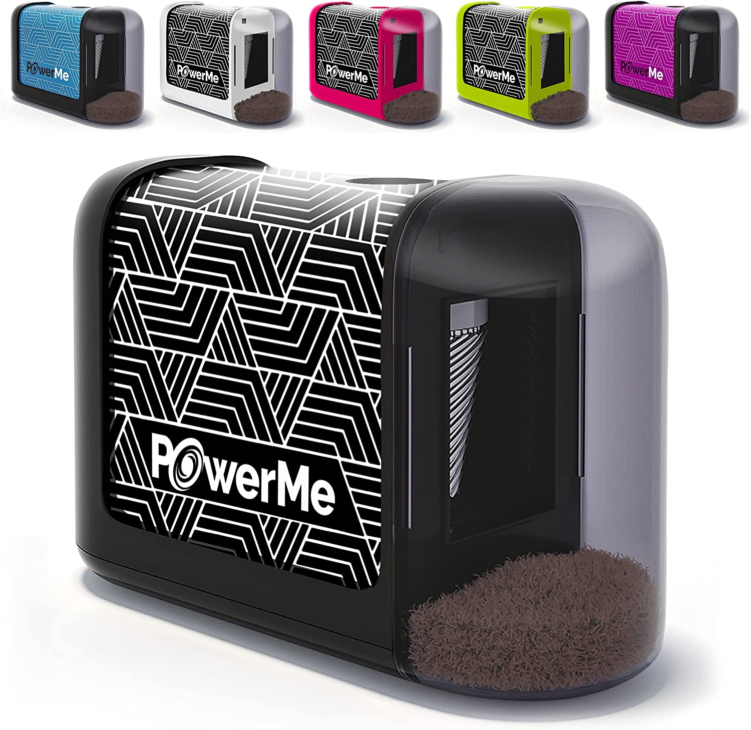 PowerMe Battery Operated Ultra Portable Automatic Electric Pencil Sharpener