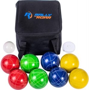 Rally And Roar Complete Carrying & Storage Case Bocce Ball Set
