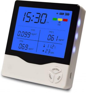 S CHENGJIN Indoor Accurate Colorful LCD Screen Air Quality Monitor
