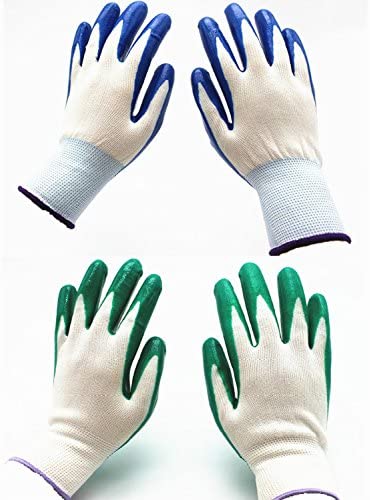 SKYTREE Stretchable Washable Gardening Gloves, 7-Pair