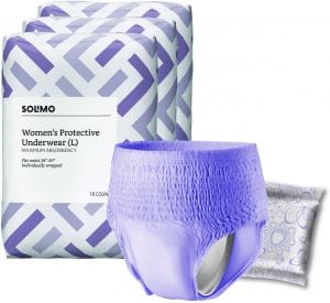 Solimo Incontinence Protective Maximum Absorbency Adult Diaper, 54-Count